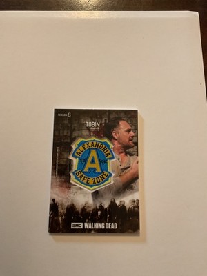 2018 Walking Dead Season 8 Part 1 Patch  Relic Tobin MUD #/50