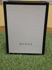 Gucci Empty Brown And Beige Gift Box 10 x7.75 x4.5 Magnetic Seal Great Shape