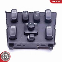 Schalter Fensterheber Esen Skv 37SKV024 12V Elektrisch Abklappbar FüR Mercedes