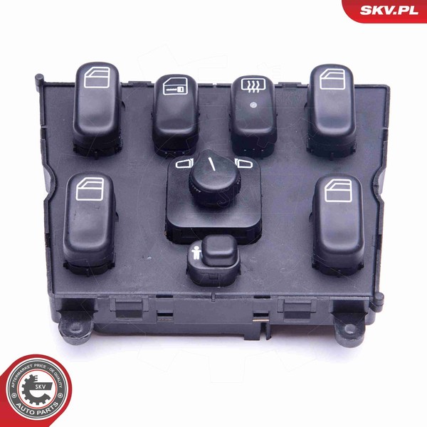 Schalter Fensterheber Esen Skv 37SKV024 12V Elektrisch Abklappbar FüR Mercedes-image