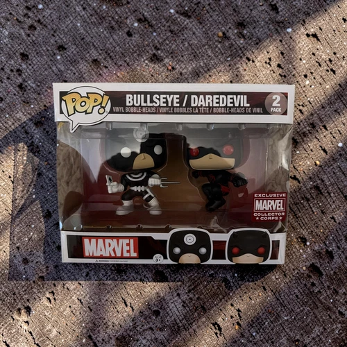 FUNKO POP VINYL -- Bullseye Daredevil -- Marvel Collector Corps Exclusive 2 Pk