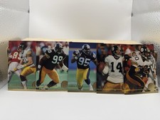 Fleer Ultra Pittsburgh Steelers NFL Lot 5 Greene Kirkland Lloyd O'Donnell Stone