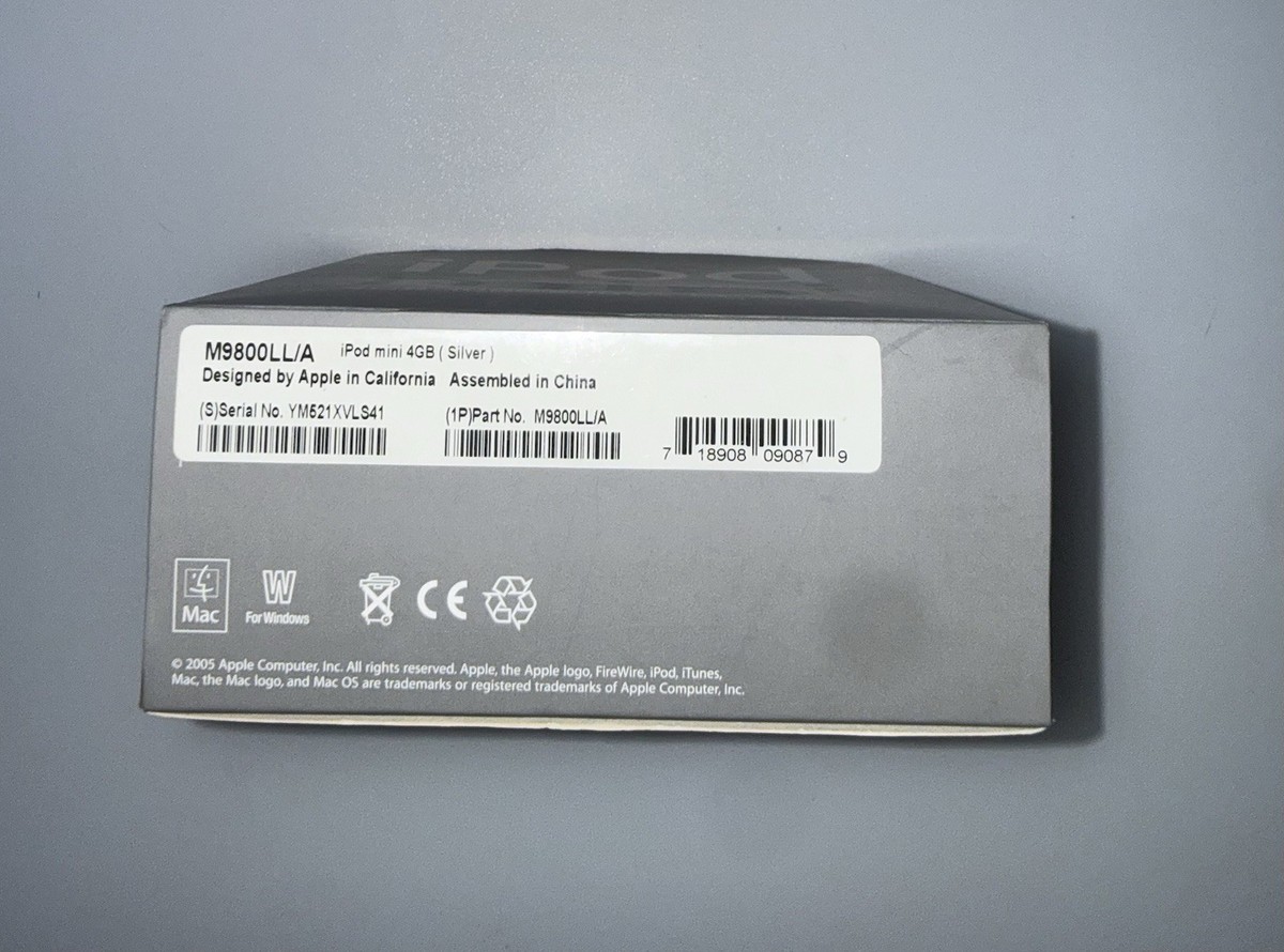 Apple iPod mini 2nd Generation Silver (4 GB) for sale online | eBay