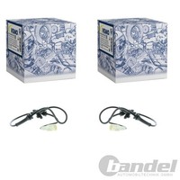 2X Vemo ABS-SENSOR Raddrehzal Vorne Passend FüR CitroËN C4 DS4 DS5 DS DS