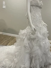Size 12 Kenneth Winston PRIVATE LABEL BY G BRIDAL DESIGN HOUSE GOWN $1099