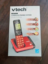 VTECH CS6719-16 Cordless Phone System with Caller ID/Call Waiting RED DECT 6.0