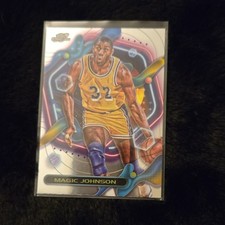 🔥🔥🔥2023-24 Topps Cosmic Chrome Magic Johnson #57 Base Los Angeles Lakers NBA