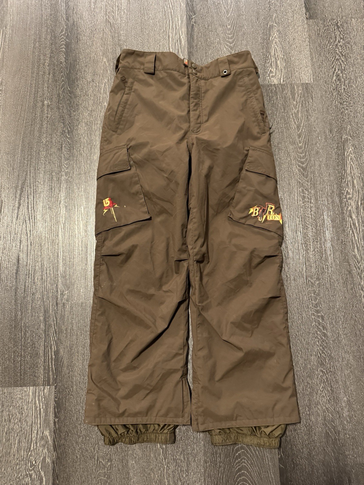 Y2k Rare Burton Brown Snowboarding Pants (Measurements Shown) XL