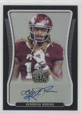 2020 Leaf Metal Draft Portrait Black Rainbow 15/15 Kendrick Rogers Auto v7j