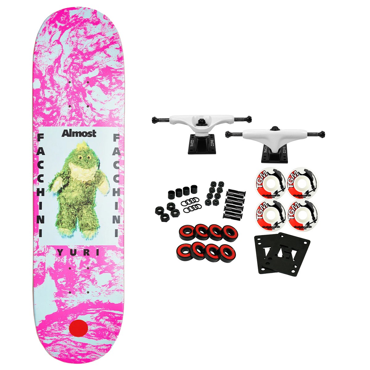 Almost Skateboard Complete Yuri Stuffed Super Sap 8.375" x 3