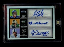 Golden Tate Braylon Edwards Fred Biletnikoff 2010 Topps Magic #TA-TEB Auto /5