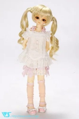 Volks September 2011 Collection Dolly Room Wear Pure White Fits MSD MDD SDC SDM