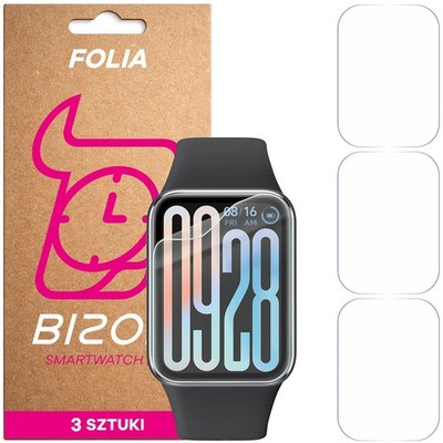 3x Schutzfolie für Xiaomi Smart Band 9 Pro Bizon Displayschutzfolie Folie FIlm