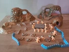 Vintage Marx Troll Village Play Set 6Pieces