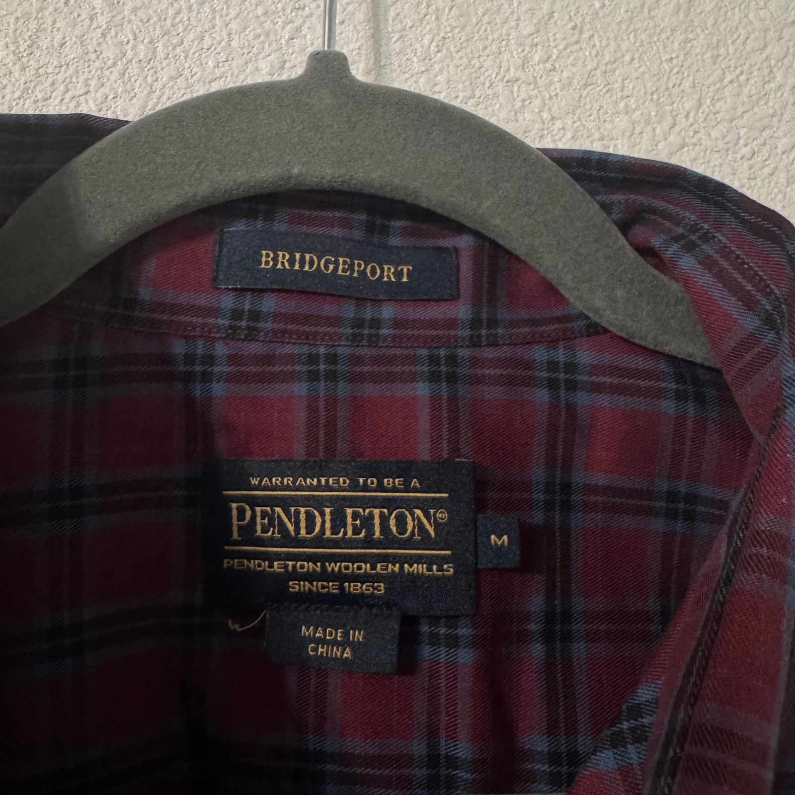 Pendleton Bridgeport Plaid Button Down Shirt Mens… - image 2