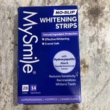 MySmile 28pcs Teeth Whitening Strips Non-Sensitive Whitestrips 14 Treatments
