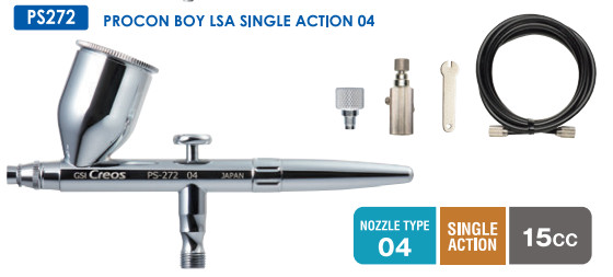 Aérographe Procon Boy LSA PS-272 Gunze de fabrication japonaise en laiton chromé