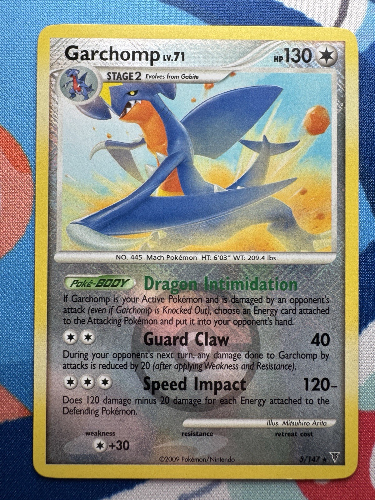 Pokemon Garchomp 5/147 National Championships STAFF Promo Holofoil NM/LP!!