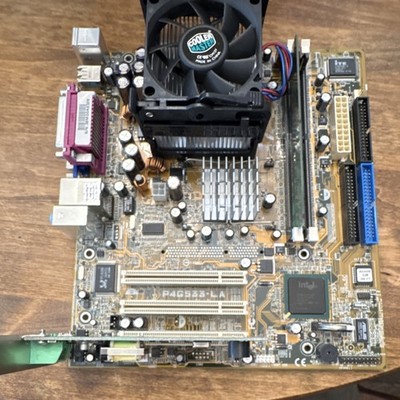 Intel P4G533-LA MicroATX Motherboard Socket 478 DDR 2 DIMM PCI VGA USB