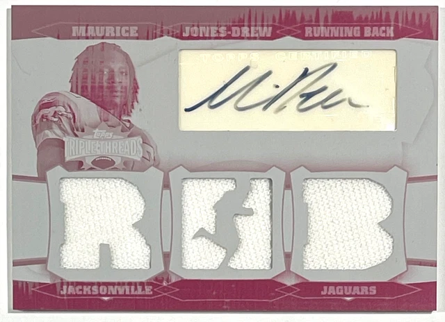 2006 Topps Triple Threads Magenta Print Plate Maurice Jones-Drew Auto RC 1/1