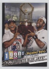 2020 Topps Decades Best Series 2 Black Toronto Blue Jays Rickey Henderson 0e2