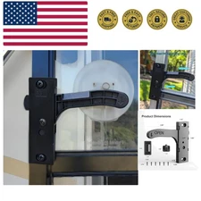Metal RV Screen Door Latch Right Hand Handle Replacement Kit Zinc Alloy Hinge...