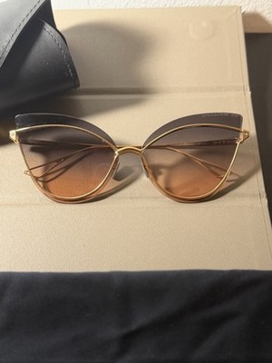 Authentic DITA Nightbird Women's Sunglasses - 18K Gold