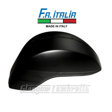 Vespa PX 125 150 200 Italian NON-DISC FRONT MUDGUARD Black Painted FA ITALIA