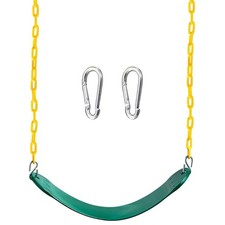 Heavy Duty Green Chain Swing Seat Outdoor Accessory 66" Heavy Duty Swing Chain