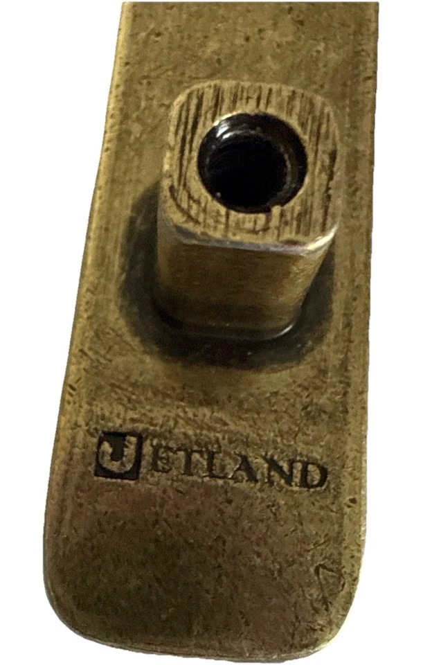 Tiradores de gabinete de cajón con puente, paquete de 6 centros de orificio de 3 pulgadas peonía de latón antiguo Foto 3 de 3