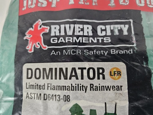 River City Garments Dominator Limited Flammability Rainwear 4X Jacket and Pants image 10