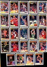 1992-93 TOPPS *GOLD* MINT 50 POINT CLUB/20 ASSISTS 24 OF 25 SET-HAKEEM+LOOK!!