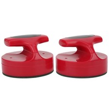 Hockey Game Table 94MM Slider Pusher Set With 4 Pucks Accessories Large Size Red