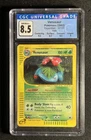 Pokemon Venusaur 030/165 Expedition Base Set Holo CGC 8.5 w/ SWIRL