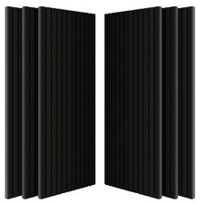 6 Pack Acoustic Foam Panels 48"x24"x1" Soundproof Fireproof Noise Reduction