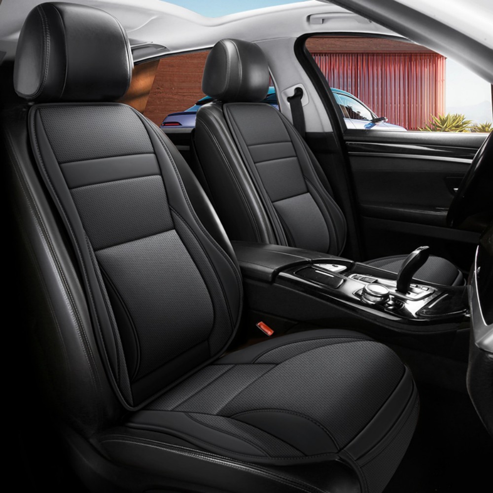 For Mercedes-Benz Car Front Seat Covers Breathable Leather Cushion