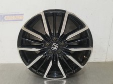 24 Honda Accord 19x8-12 Wheel Alloy 5 Triple Spokes Black Machined See Images