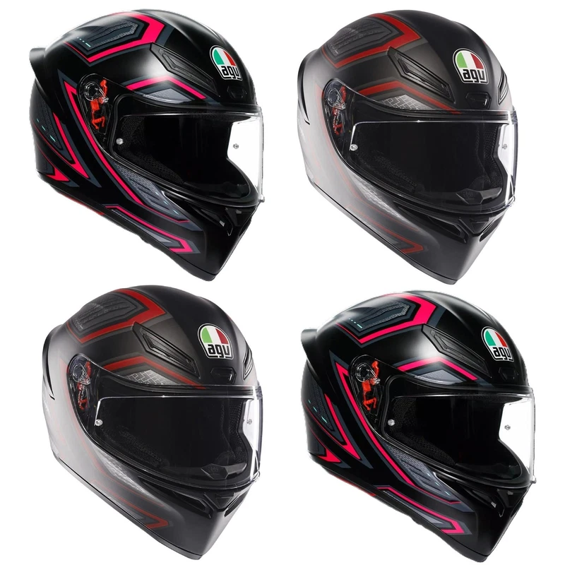 AGV K1-S Black Red, photo 2 of 9