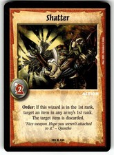 2001 Warlord: Saga of the Storm Base Set Card 179/295 UC Shatter