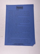 Sam Rivers Pressemitteilung Original Anchor Records Circa 1970er