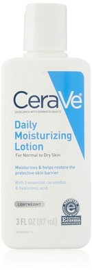 CeraVe Daily Moisturizing Face and Body Lotion for Normal to Dry Skin   3 fl oz