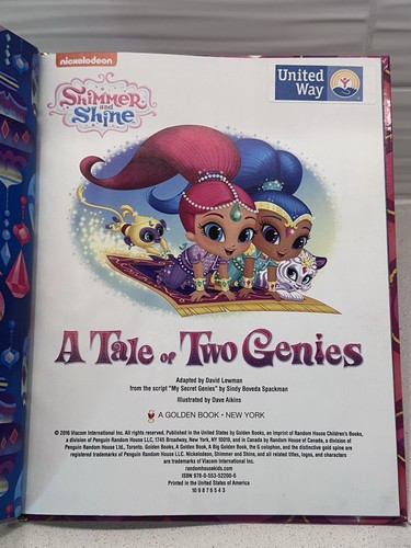 Nickelodeon Shimmer and Shine: A Tale of Two Genies (Big Golden Book Hardcover) - Picture 8 of 9