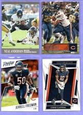Chicago Bears  Lot of 4   Anderson, Langford,  Freeman,   Claypool