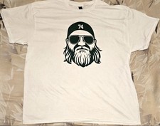 New York Jets Nick Mangold #74 Memorial T-Shirt WITH RARE CARD (Size XL) New