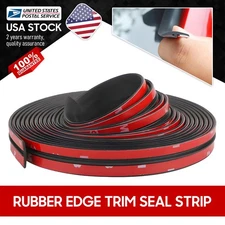 3M Black T-Shape Rubber Seal Front/Back Windows Edge Trim For Toyota series