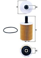 ÖLfilter Knecht OX 188D FÜR Audi Chrysler Dodge Ford Jeep Mitsubishi Seat VW