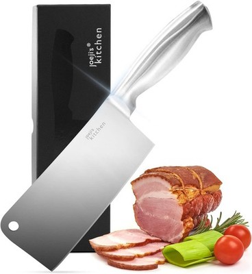 joeji's Kitchen Hackmesser Küchenmesser 17cm - Edelstahl Scharfe 5Cr15Mov - 