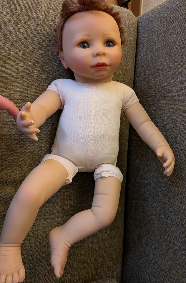 Ashton-Drake Künstler-/Sammlerpuppe /Monika Gerdes  "Timmy, du Frechdachs"  53cm - Bild 4 von 4