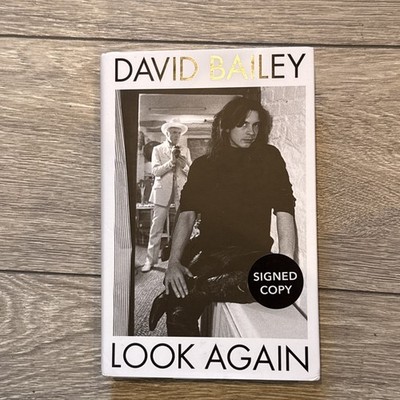 David Bailey SIGNED Book - Look Again The Autobiography  1st Edition  H/B