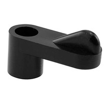 L 5720 Plastic Screen Clips, 3/16 In. Offset, Plastic, Black, With Fasteners